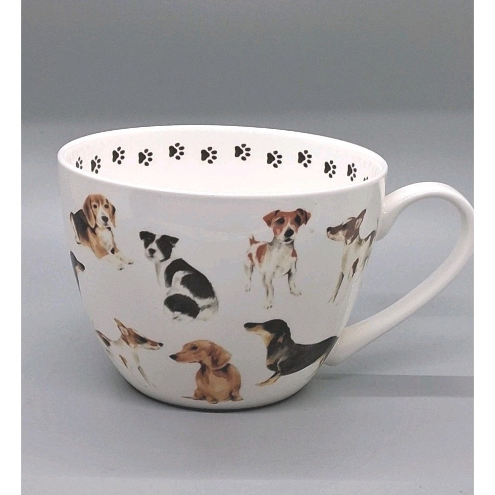 Portobello by Design Dog Lover's Mug THE DOG LOVES ME BEST Bone China EUC
